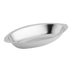 Vollrath Stainless Steel Oval Au Gratin Dish Mirror-Finished 12 oz. 47422 Korea